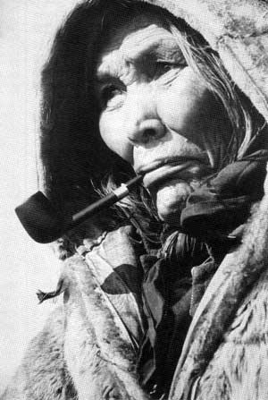 Dene woman from northern Manitoba, 1947.