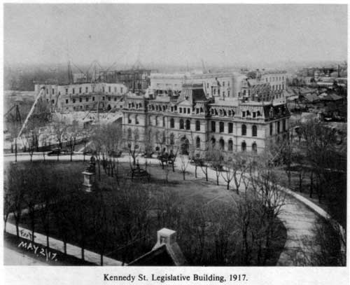 Kennedy Street, Legislative Building, 1917.
