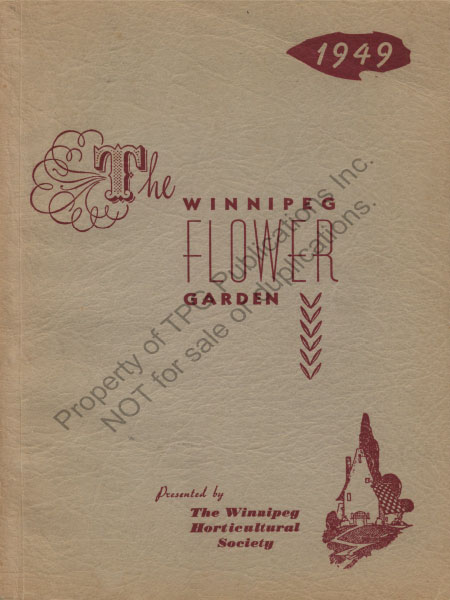 Winnipeg Flower Garden 1949