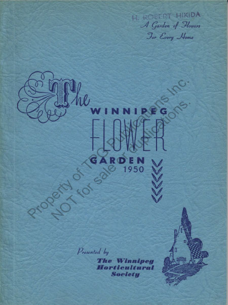 Winnipeg Flower Garden 1950