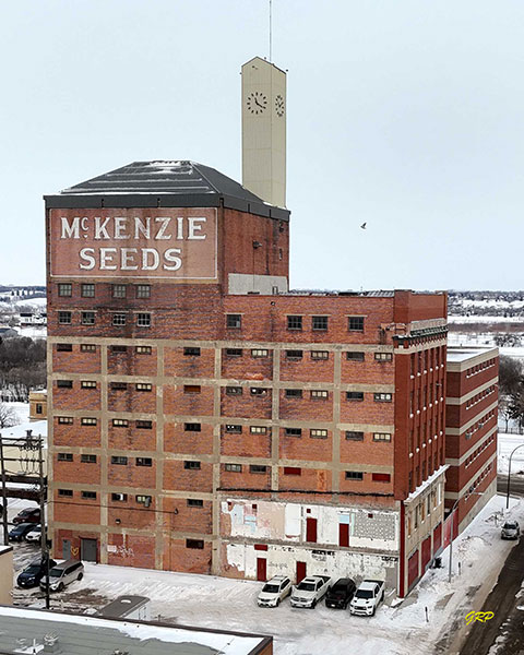Aerial view of the A. E. McKenzie Building