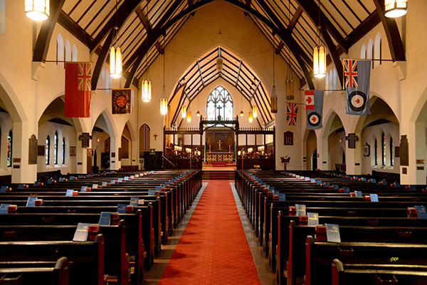 Interior of All Saints Anglican Church