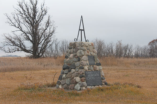 Arbroath School commemorative monument