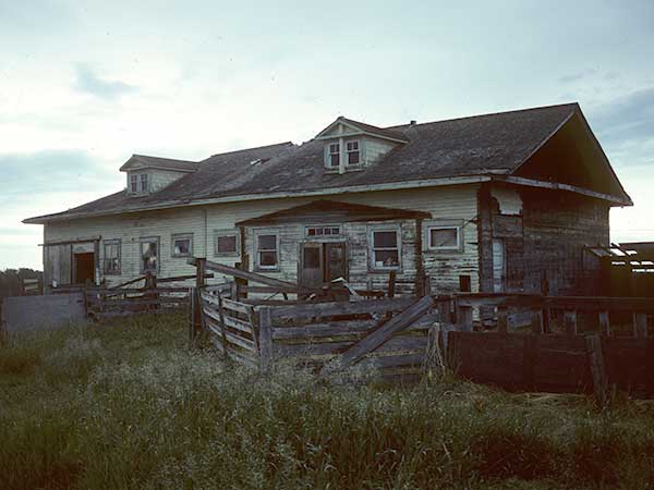 The former Arrow River School building