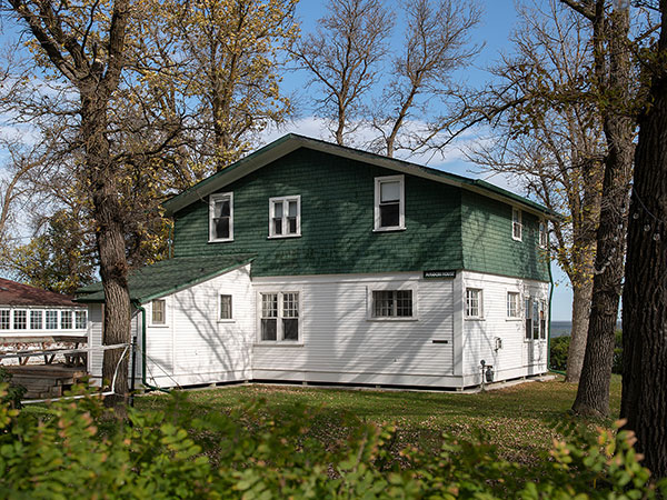 Rear view of Augdon House