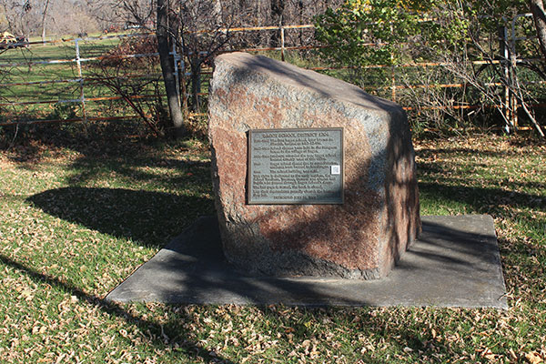 Bagot School commemorative monument
