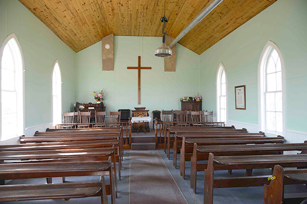Interior of Victoria United Church