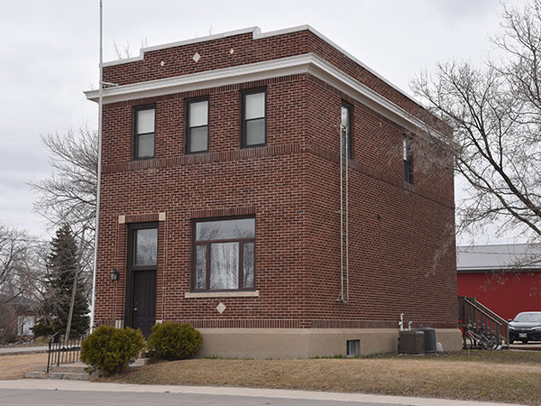 The former Bank of Hamilton Building at Elm Creek