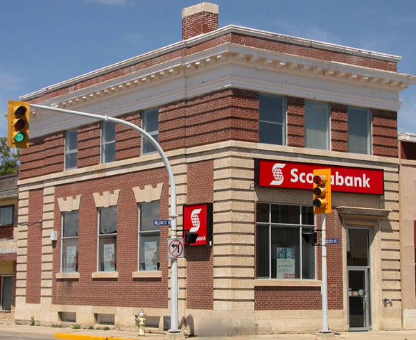 The former Union Bank Building at Virden