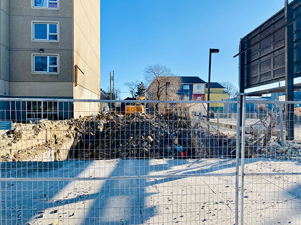 Former site of the Bell Block