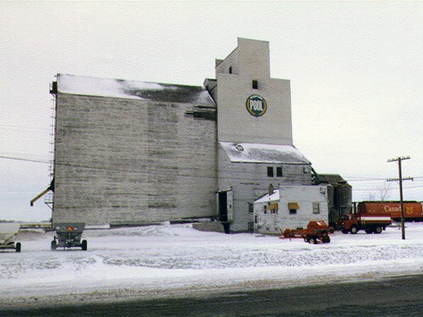 The Manitoba Pool grain elevator at Bergen