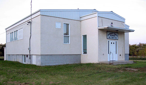 The former Birnie School building