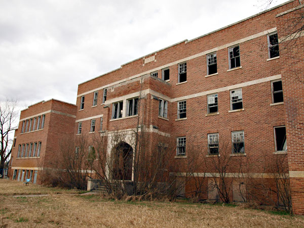 Front view of Birtle Indian Residential School