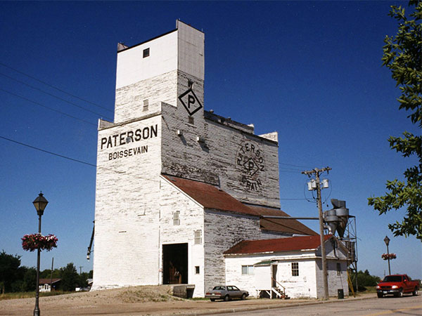 Former Paterson grain elevator at Boissevain
