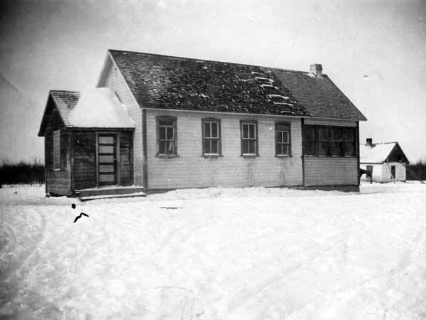 The original Borden School building