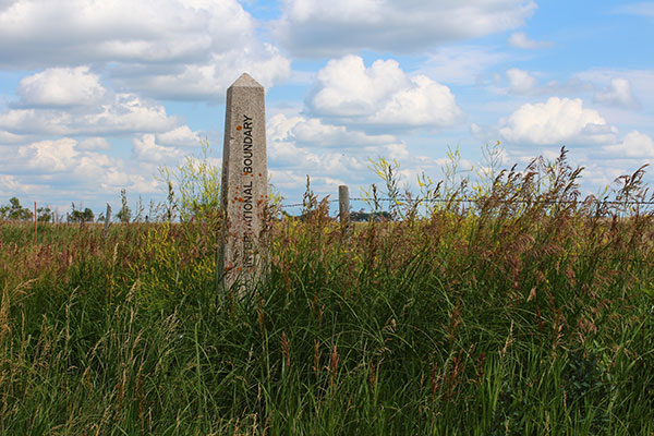 US-Canada boundary marker 670A