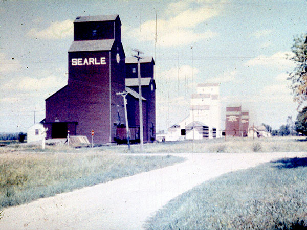 Searle grain elevators A at right and B at left