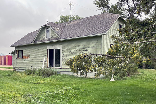The first Boyne School building after conversion into a residence
