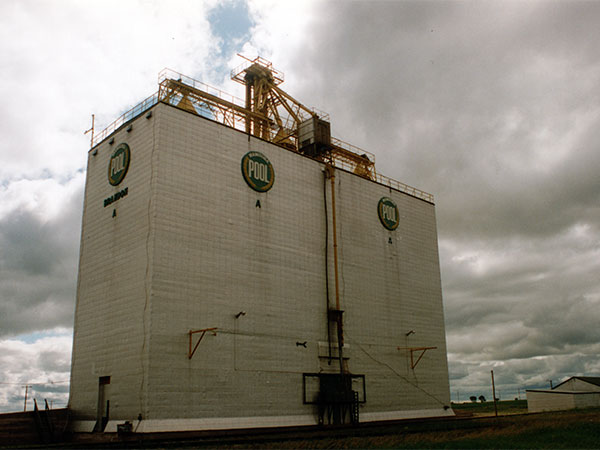 The Manitoba Pool grain elevator A at Brandon