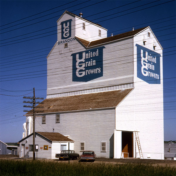United Grain Growers grain elevator at Brandon