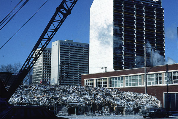 Demolition of Broadway Court