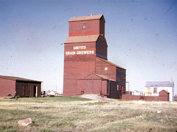 United Grain Growers grain elevator at Butler