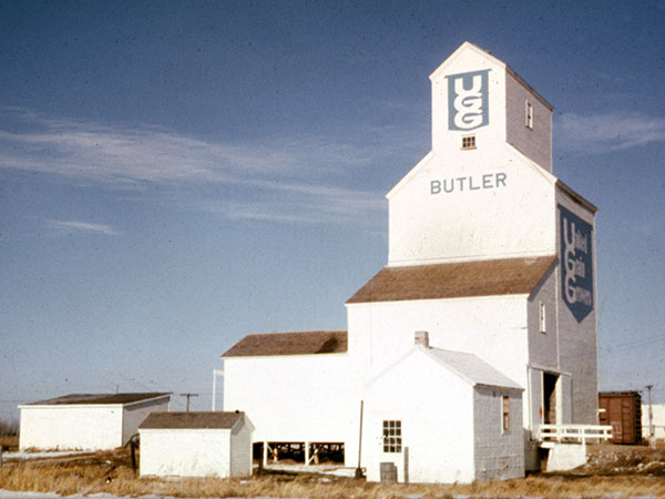 United Grain Growers grain elevator at Butler