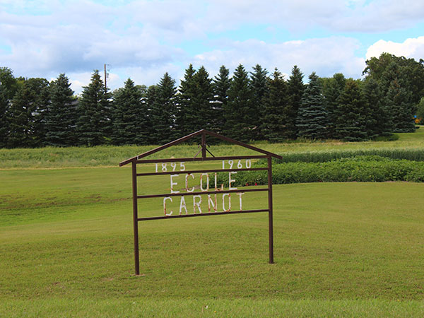 Carnot School commemorative sign