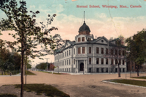 Postcard view of the Central Normal School