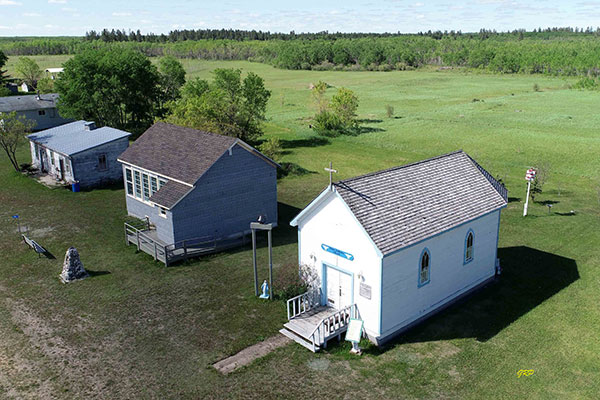 Aerial view of the museum