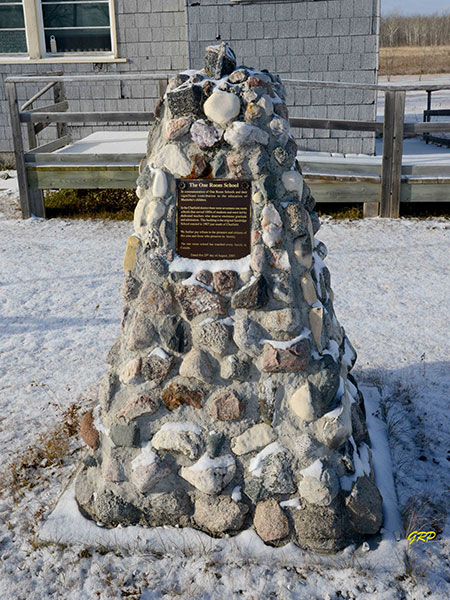 Commemorative monument at the museum