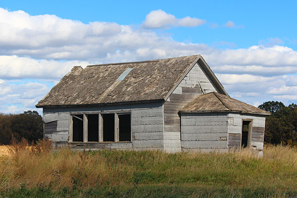 The former Chicken Hill School building