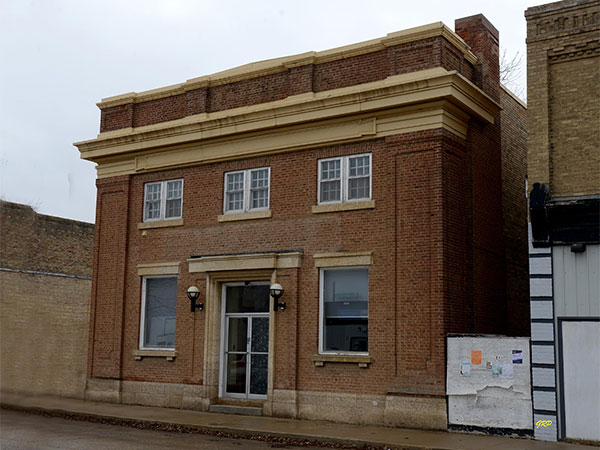 The former Canadian Bank of Commerce Building at Gilbert Plains