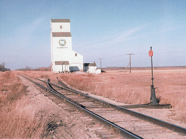 Manitoba Pool Grain Elevator at Clandeboye