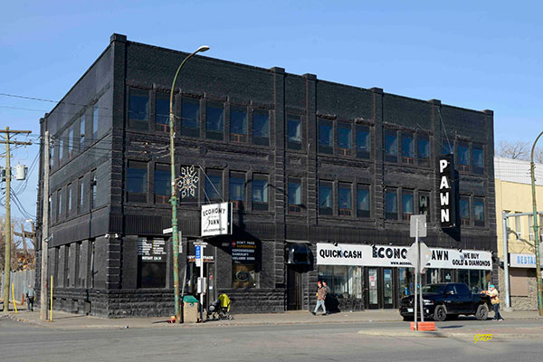 The former Harman’s Drug Store building