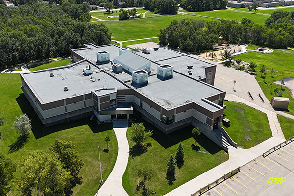 Aerial view of Dalhousie School