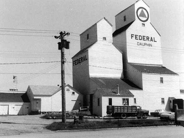 Federal grain elevator at Dauphin