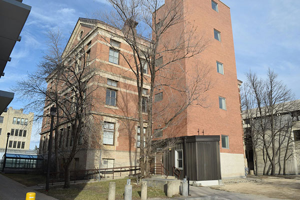 Rear of the former FitzGerald Building