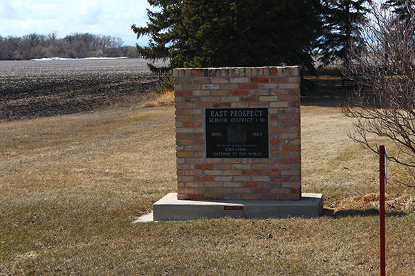 East Prospect School commemorative monument