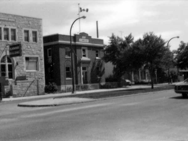 The former Winnipeg Postal Station F adjacent to the Elmwood Building