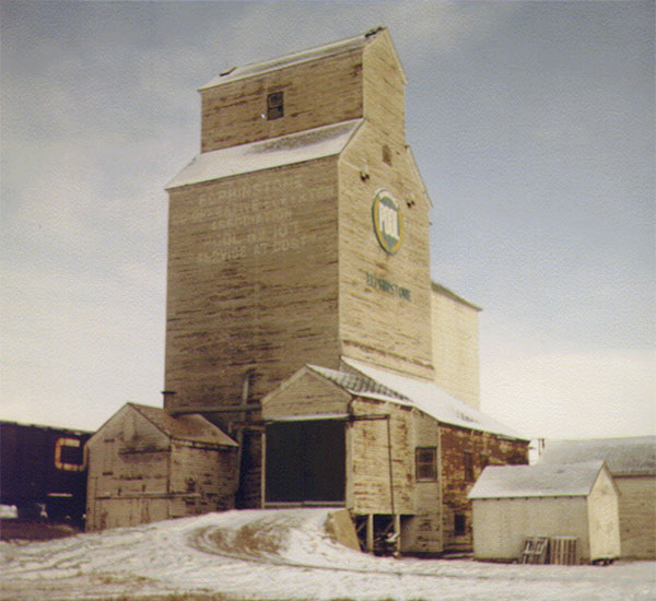 Manitoba Pool grain elevator at Elphinstone