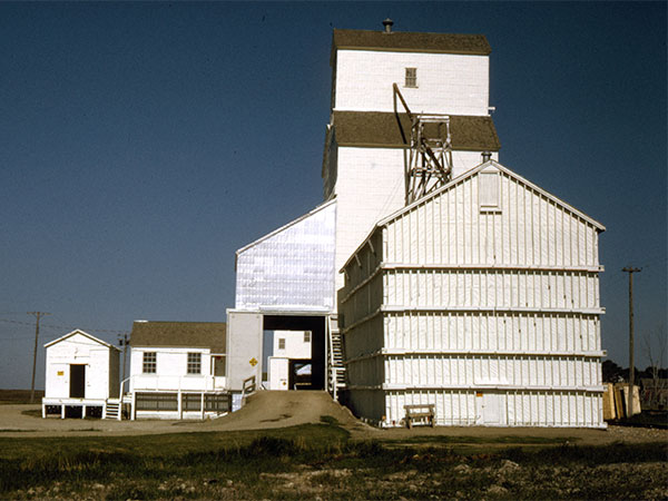 The United Grain Growers grain elevator at Fairfax