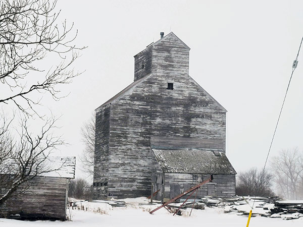 The former Stevens and Company grain elevator