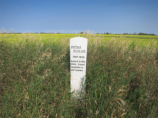 Peter Fidler Gravesite