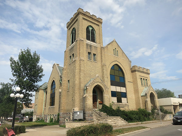 The former First Baptist Church in Brandon