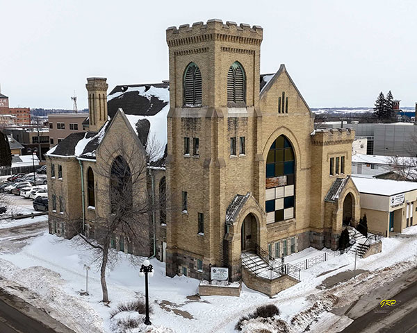 Aerial view of the Redeemed Christian Church of God in Brandon