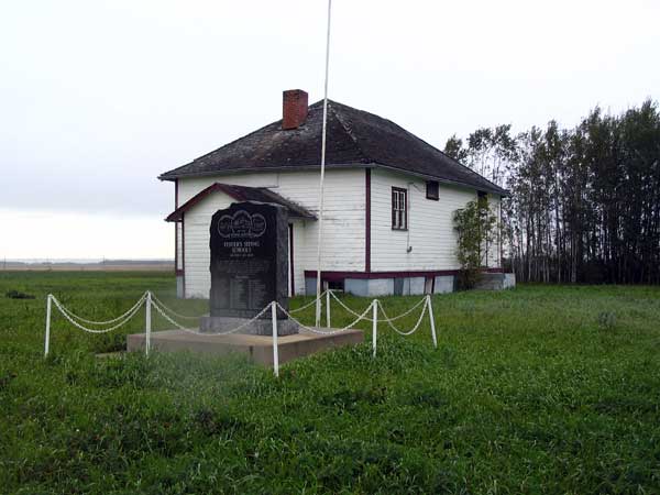 Fishers Siding School commemorative monument