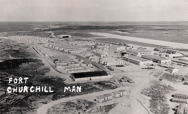 Aerial view of Fort Churchill