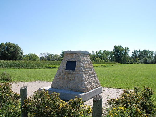 Frog Plain Park monument