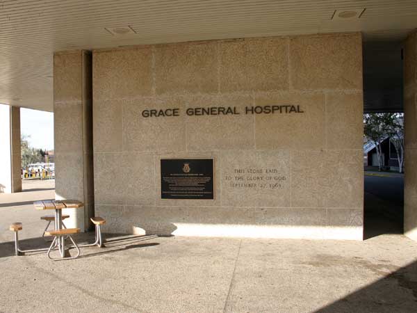 Grace Hospital Plaque